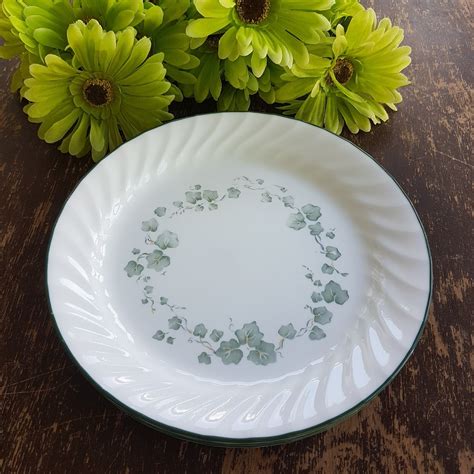 Youll want to avoid eating off of older Corelle dinnerware if it shows obvious signs of deterioration; if the glaze is worn, if the paint is melting or chipping, etc. . Corelle ivy pattern